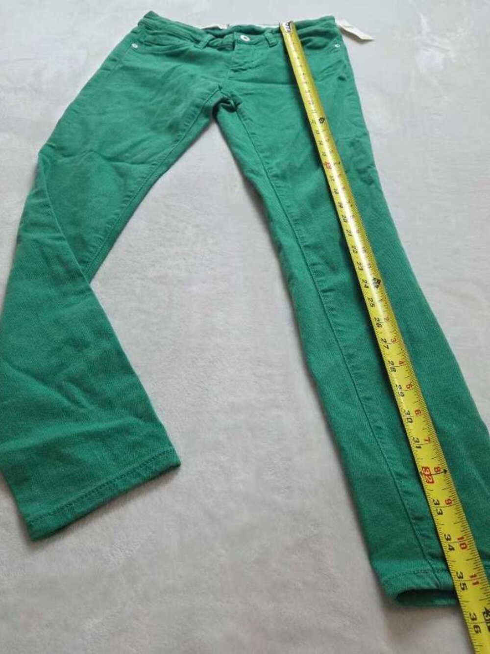 New 25 Anthropologie x Pilcro and the Letterpress skinny ankle jeans in green - Picture 6 of 10